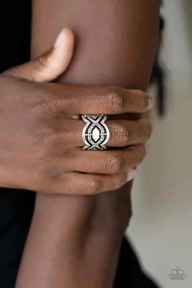 Rings Paparazzi Jewelry Paparazzi Ring Divinely Deco Silver