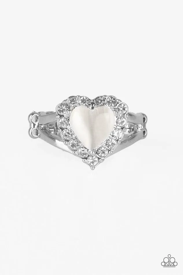 Rings Paparazzi Jewelry Paparazzi Ring Love Is In The Air White