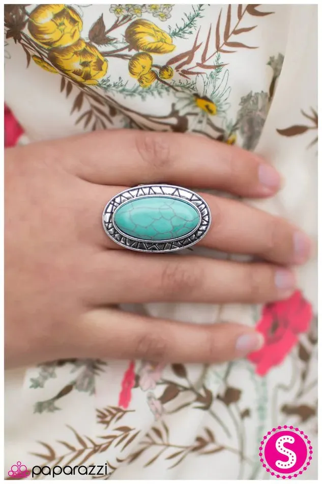 Rings Paparazzi Jewelry Paparazzi Ring Nature Walk Blue