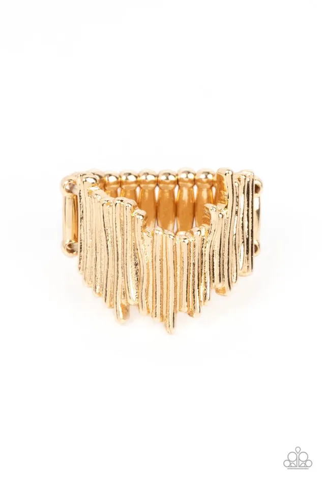 Rings Paparazzi Ring Along the Lines Gold Paparazzi Jewelry Rings Paparazzi Ring Along the Lines Gold Paparazzi Jewelry