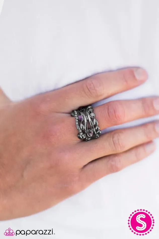 Rings Paparazzi Ring Benny and The Jets Purple Paparazzi Jewelry