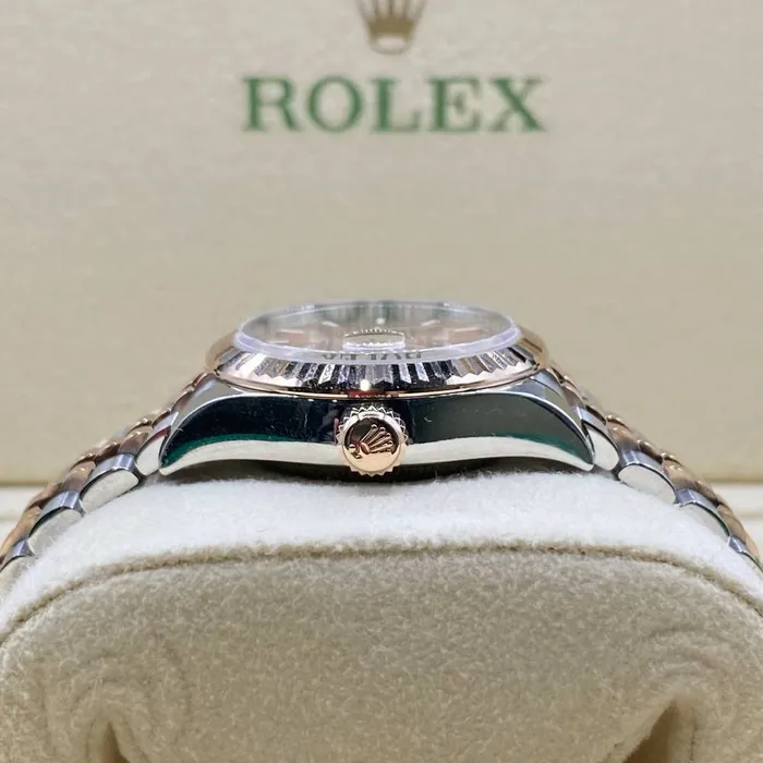 Rolex Bracelets Rolex Datejust 31mm Ref 2782710010 Rose Dial Two Tone Stainless Steel 18K Rose Gold Jubilee Bracelet Womens Watch