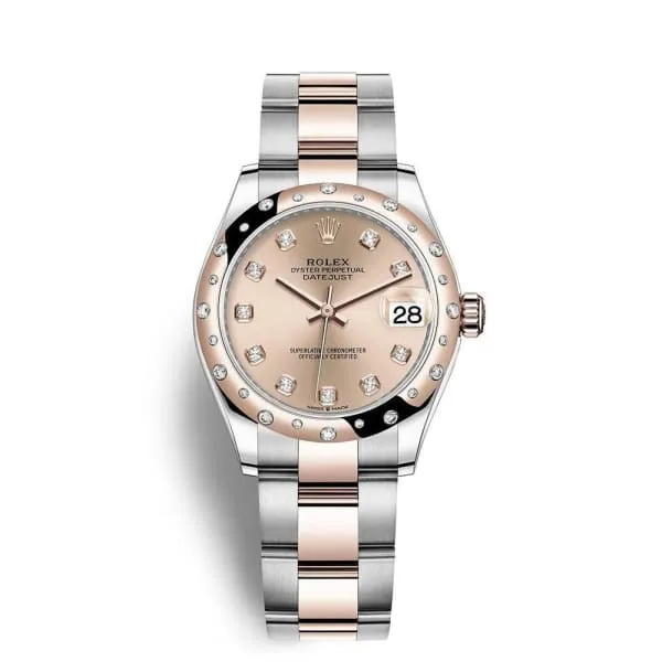 Rolex Bracelets Rolex Datejust 31mm Ref 278341rbr0023 Rose Diamond Dial Diamond Bezel Two Tone Stainless Steel 18K Rose Gold Oyster Bracelet Womens Watch Rolex Bracelets Rolex Datejust 31mm Ref 278341rbr0023 Rose Diamond Dial Diamond Bezel Two Tone Stainless Steel 18K Rose Gold Oyster Bracelet Womens Watch