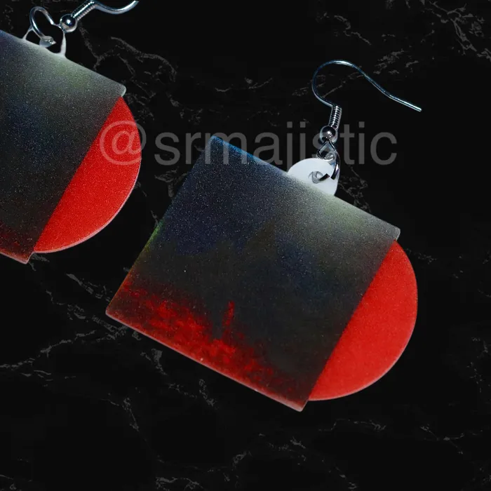 Sam Makes Things Earrings Phoebe Bridgers Punisher Vinyl Album Handmade Earrings