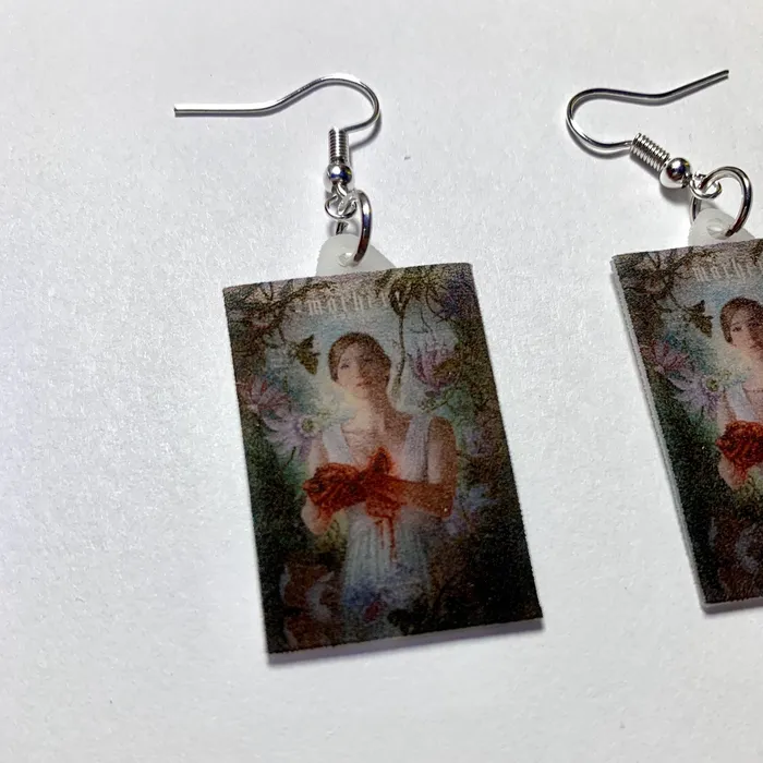 Sam Makes Things Mother Movie Poster Handmade Earrings Earrings