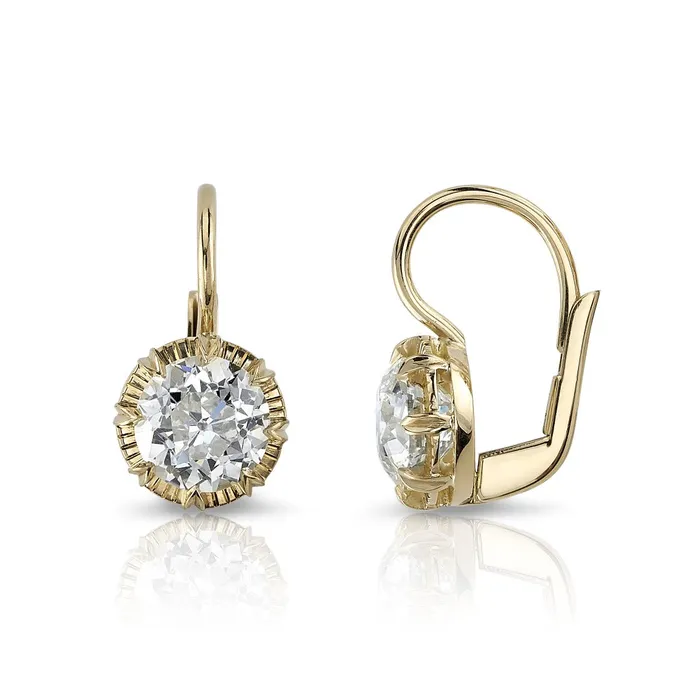 Single Stone Arielle Drop Earrings Single Stone Earrings