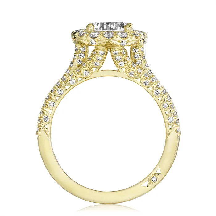Tacori Petite Crescent 18K Yellow Gold Diamond Ring Tacori Rings