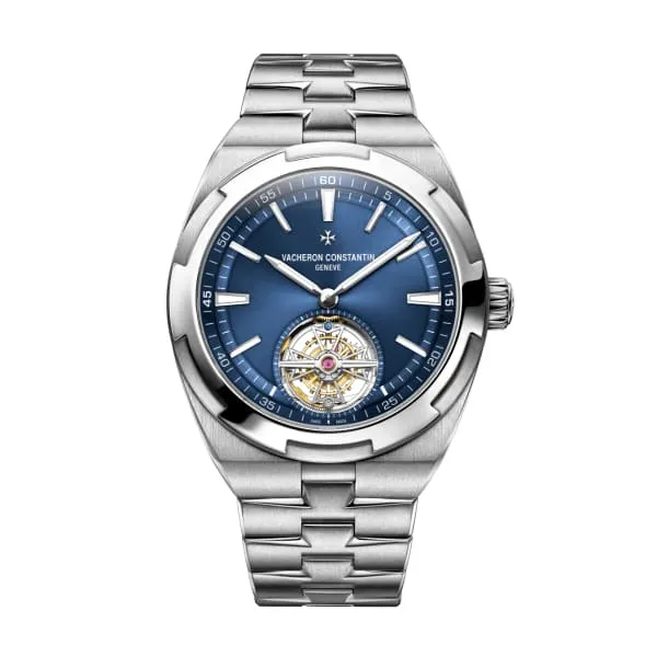 Vacheron Constantin Bracelets Vacheron Constantin Overseas 425mm Ref 6000V110AB544 Blue Chronograph Openworked Dial Stainless Steel Bracelet Vacheron Constantin Bracelets Vacheron Constantin Overseas 425mm Ref 6000V110AB544 Blue Chronograph Openworked Dial Stainless Steel Bracelet