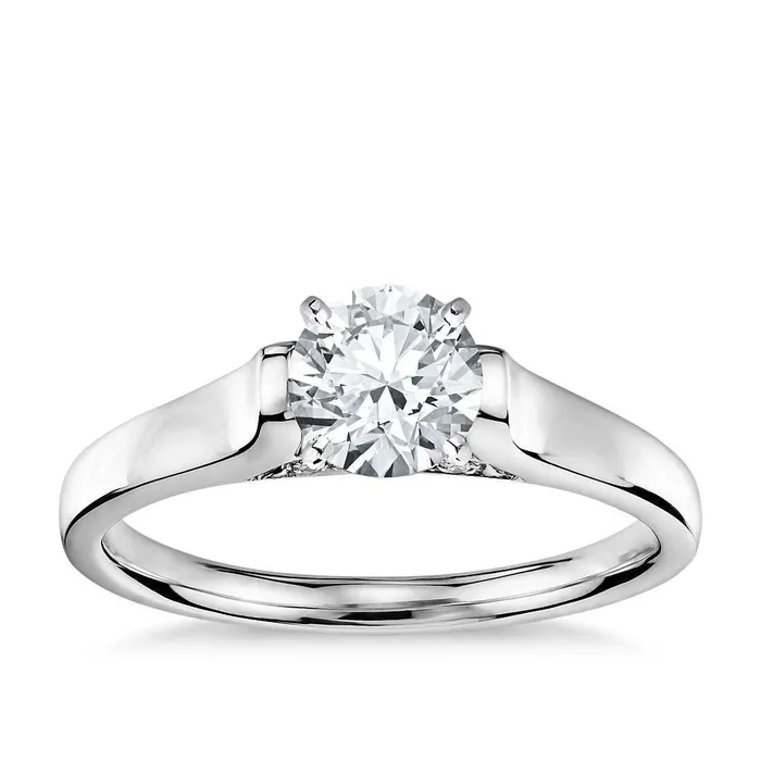 1 Carat Round Solitaire Natural Earth Mined Diamond Engagement Ring Gold Jewelry GB Rings 1 Carat Round Solitaire Natural Earth Mined Diamond Engagement Ring Gold Jewelry GB Rings