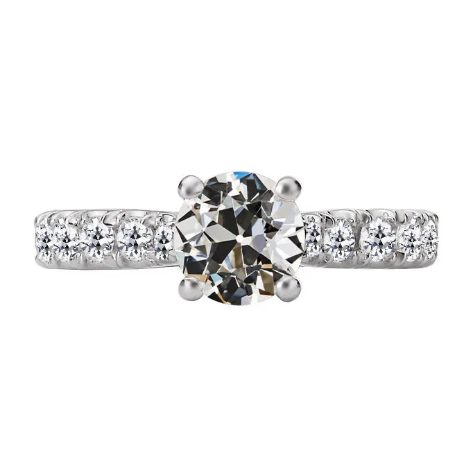 450 Carats Round Old Miner Genuine Natural Earth Mined Diamond Wedding Ring 14K White Gold HarryChadEntcom Rings