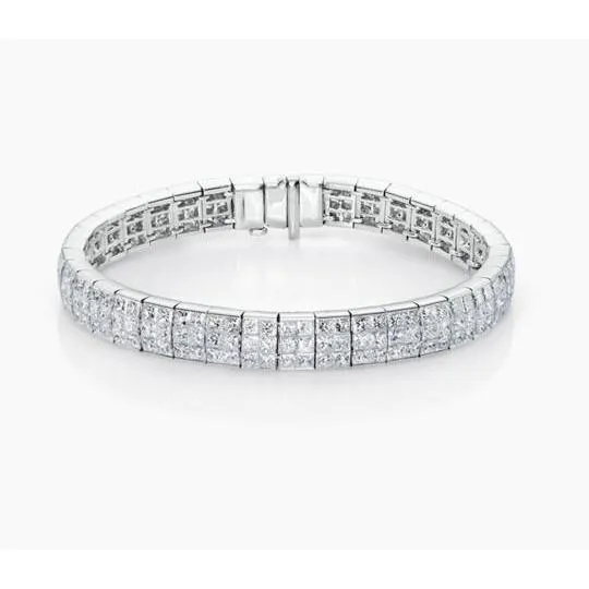 875 Carats Small Round Cut Natural Earth Mined Diamonds Tennis Bracelet Gold White 14K GB Bracelets 875 Carats Small Round Cut Natural Earth Mined Diamonds Tennis Bracelet Gold White 14K GB Bracelets