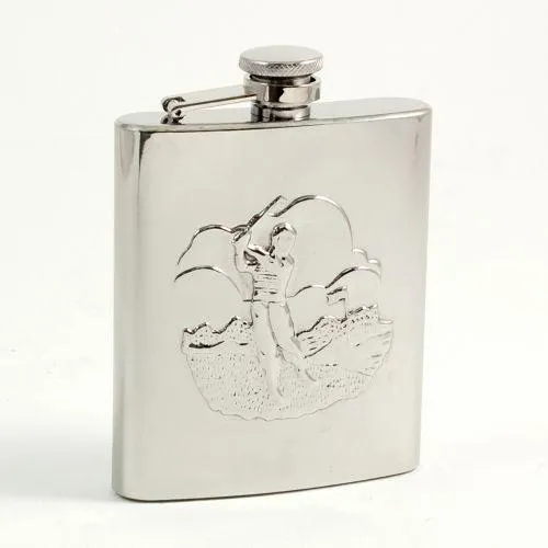Bey Berk 8 Oz Stainless Steel Golfer Flask Bey Berk Bracelets