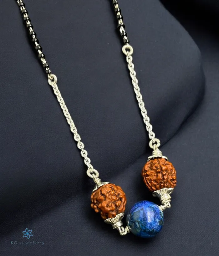 Bharati Necklaces The Avighna Silver Mangalsutra Necklace