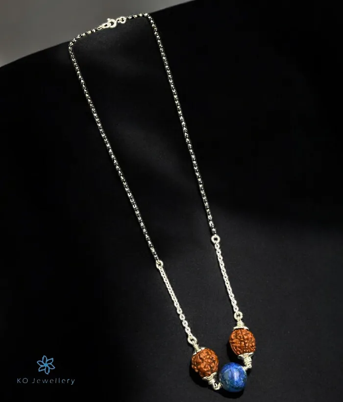 Bharati Necklaces The Avighna Silver Mangalsutra Necklace