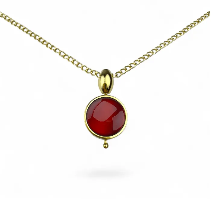 CONQUERing Necklaces Crystal AuraDel Drop Necklace