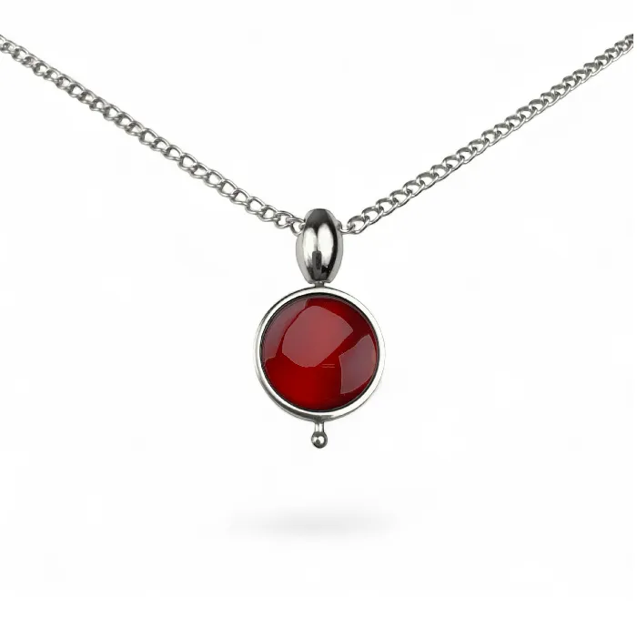 CONQUERing Necklaces Crystal AuraDel Drop Necklace