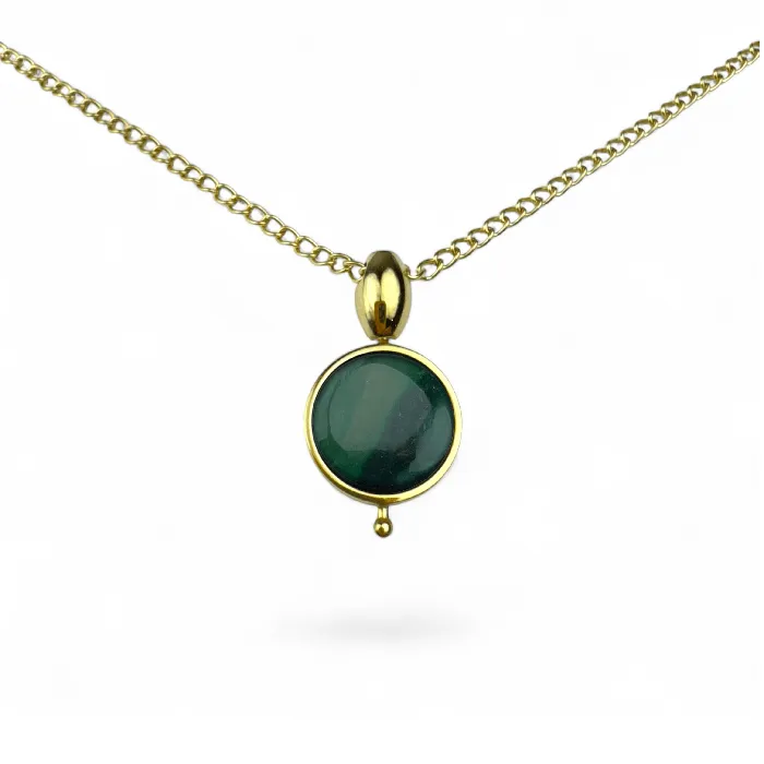 CONQUERing Necklaces Crystal AuraDel Drop Necklace