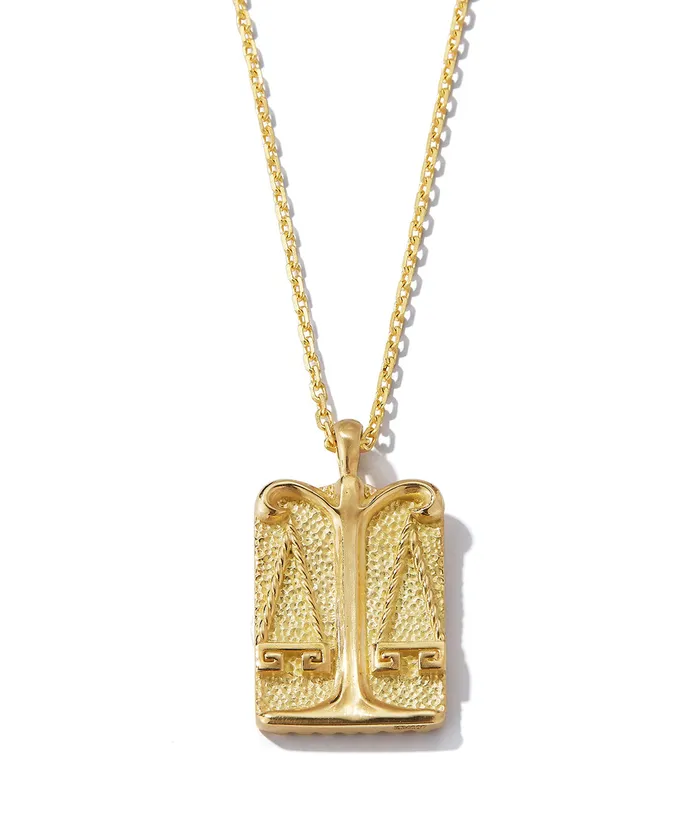 David Webb Workshop Necklaces Libra Zodiac Pendant Necklace Diamonds
