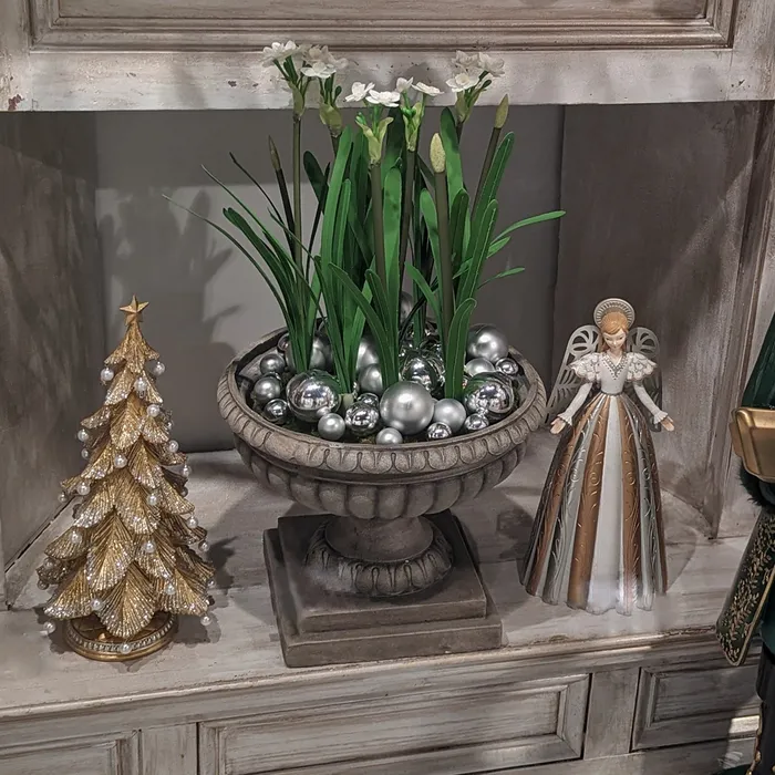 December Diamonds Necklaces December Diamonds Joyful Joyful 18 Gold Tree With Pearl Dangles Figurine