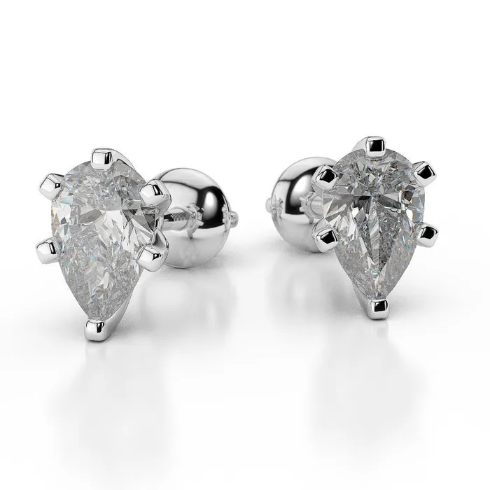 Earrings GB Prong Set F Vs1 400 Ct Natural Earth Mined Diamonds Women Studs Earrings White Gold Earrings GB Prong Set F Vs1 400 Ct Natural Earth Mined Diamonds Women Studs Earrings White Gold
