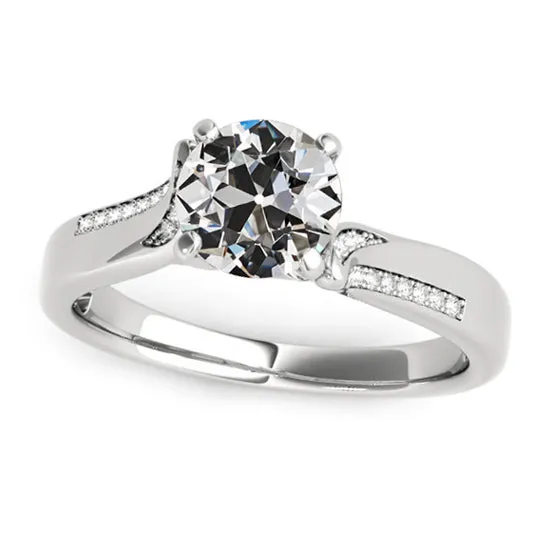 Earrings HarryChadEntcom White Gold Round Old Mine Cut Genuine Natural Earth Mined Diamond Ladies Jewelry 250 Carats Earrings HarryChadEntcom White Gold Round Old Mine Cut Genuine Natural Earth Mined Diamond Ladies Jewelry 250 Carats