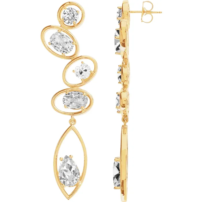 Earrings HarryChadEntcom Yellow Gold Natural Earth Mined Diamond Dangle Earrings Pear Cut Old Miner 8 Carats Earrings HarryChadEntcom Yellow Gold Natural Earth Mined Diamond Dangle Earrings Pear Cut Old Miner 8 Carats