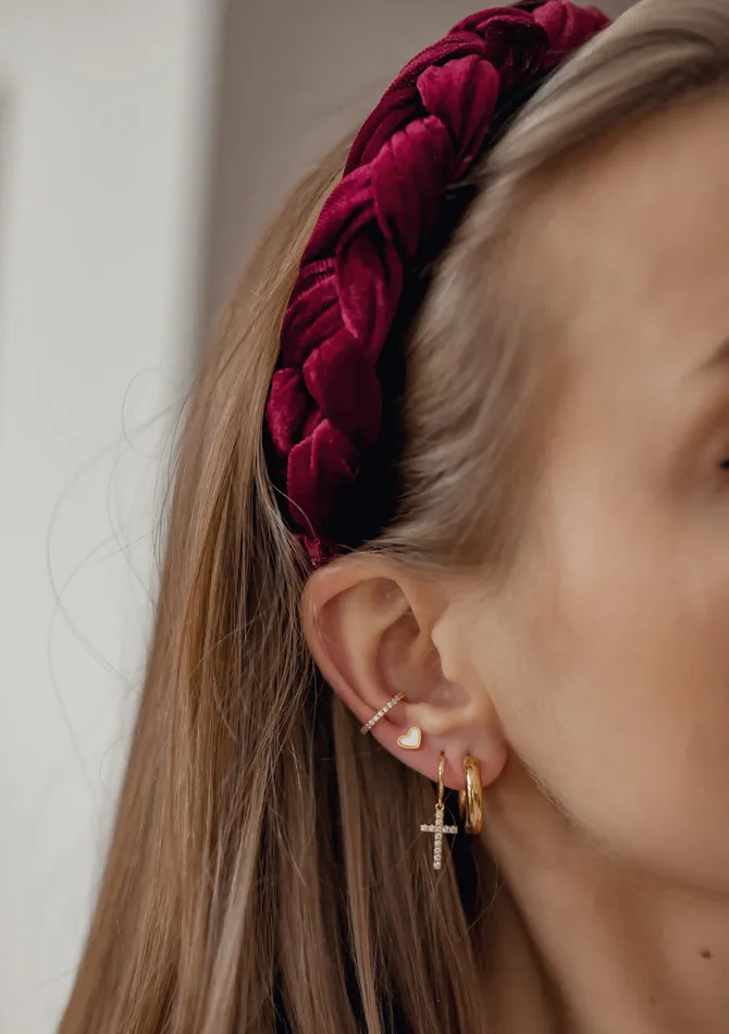 Earrings Hey Happiness Small Round Hoop Earrings Gold Earrings Hey Happiness Small Round Hoop Earrings Gold
