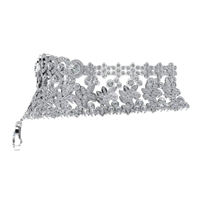 Expensive Mined Diamond Choker Necklace HarryChadEntcom Necklaces
