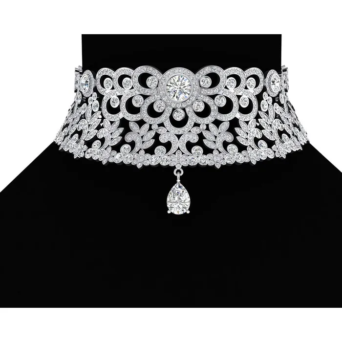 Expensive Mined Diamond Choker Necklace HarryChadEntcom Necklaces