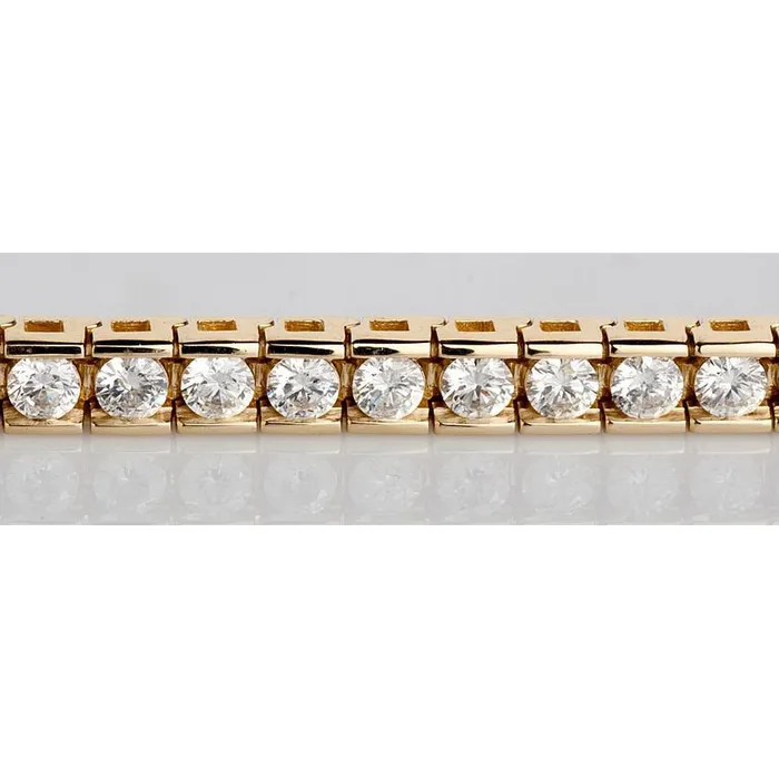 GB Bracelets 880 Carat Round Real Natural Earth Mined Diamonds Tennis Bracelet Channel Set Gold GB Bracelets 880 Carat Round Real Natural Earth Mined Diamonds Tennis Bracelet Channel Set Gold