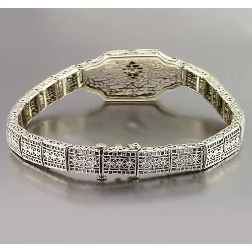 GB Bracelets Real Natural Earth Mined Diamond Bracelet 030 Carats White Gold 14K Jewelry New GB Bracelets Real Natural Earth Mined Diamond Bracelet 030 Carats White Gold 14K Jewelry New