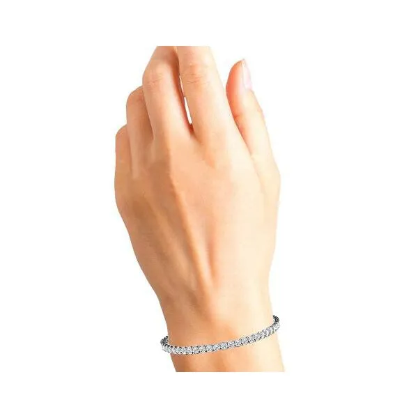 GB Bracelets WG 14K 6 Carats Round Cut Sparkling Natural Earth Mined Diamonds Tennis Bracelet GB Bracelets WG 14K 6 Carats Round Cut Sparkling Natural Earth Mined Diamonds Tennis Bracelet