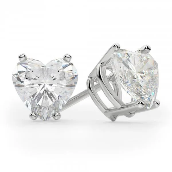 GB Earrings 3 Ct Heart Cut Real Natural Earth Mined Diamond Women Stud Earring White Gold Fine Jewelry GB Earrings 3 Ct Heart Cut Real Natural Earth Mined Diamond Women Stud Earring White Gold Fine Jewelry
