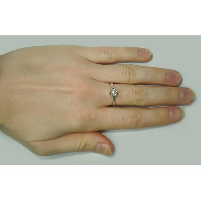 GB Rings 150 Carat Radiant Natural Earth Mined Diamond Solitaire Engagement Ring White Gold 14K