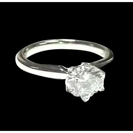 GB Rings 1 Carat Natural Earth Mined Diamond Solitaire Ring White Gold 14K GB Rings 1 Carat Natural Earth Mined Diamond Solitaire Ring White Gold 14K