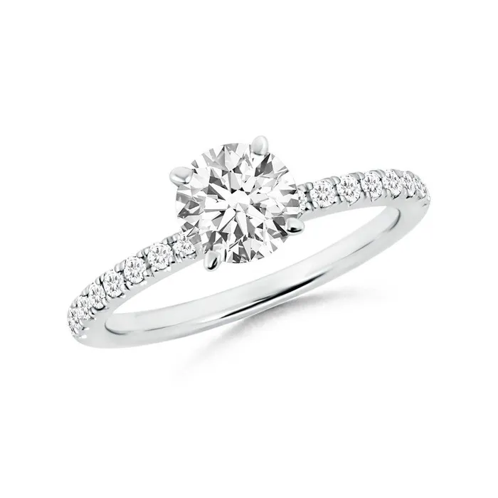 GB Rings 2 Carats Sparkling Round Cut Natural Earth Mined Diamonds Engagement Ring GB Rings 2 Carats Sparkling Round Cut Natural Earth Mined Diamonds Engagement Ring