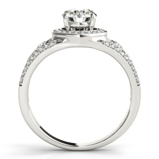 GB Rings Halo Round Brilliant Natural Earth Mined Diamond Engagement Fancy Ring 175 Carat WG 14K GB Rings Halo Round Brilliant Natural Earth Mined Diamond Engagement Fancy Ring 175 Carat WG 14K