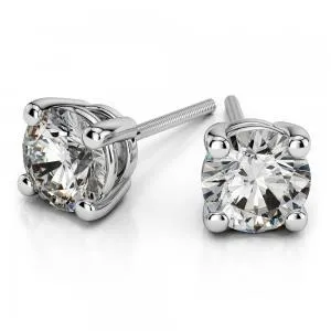 GB Sparkling Round Cut 340 Ct Natural Earth Mined Diamonds Lady Studs Earring White Gold 14K Earrings GB Sparkling Round Cut 340 Ct Natural Earth Mined Diamonds Lady Studs Earring White Gold 14K Earrings