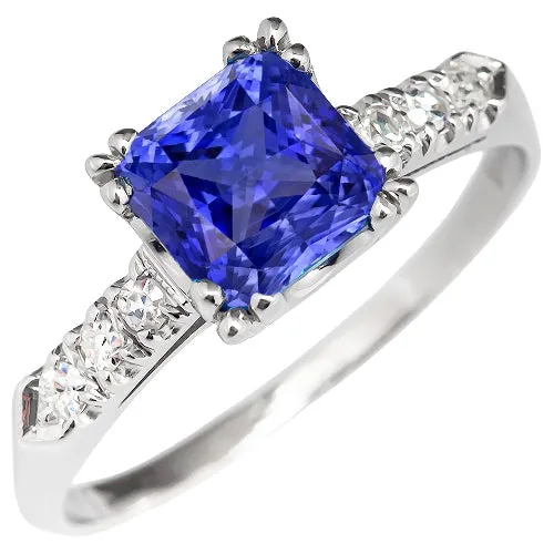 Gemstone Ring Radiant Blue Sapphire Prong Set Natural Earth Mined Diamonds 250 Carats HarryChadEntcom Rings Gemstone Ring Radiant Blue Sapphire Prong Set Natural Earth Mined Diamonds 250 Carats HarryChadEntcom Rings