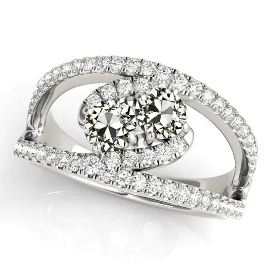 Halo Engagement Ring Old Mine Cut Natural Earth Mined Diamond Split Shank 450 Carts HarryChadEntcom Rings Halo Engagement Ring Old Mine Cut Natural Earth Mined Diamond Split Shank 450 Carts HarryChadEntcom Rings