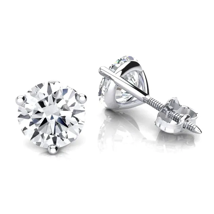 HarryChadEntcom Big 10 Carat Earth Mined Diamond Stud Earrings Earrings