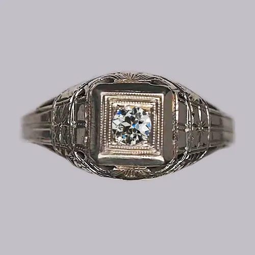 HarryChadEntcom Rings Engagement Solitaire Round Natural Earth Mined Diamond Ring Old European 050 Carats HarryChadEntcom Rings Engagement Solitaire Round Natural Earth Mined Diamond Ring Old European 050 Carats