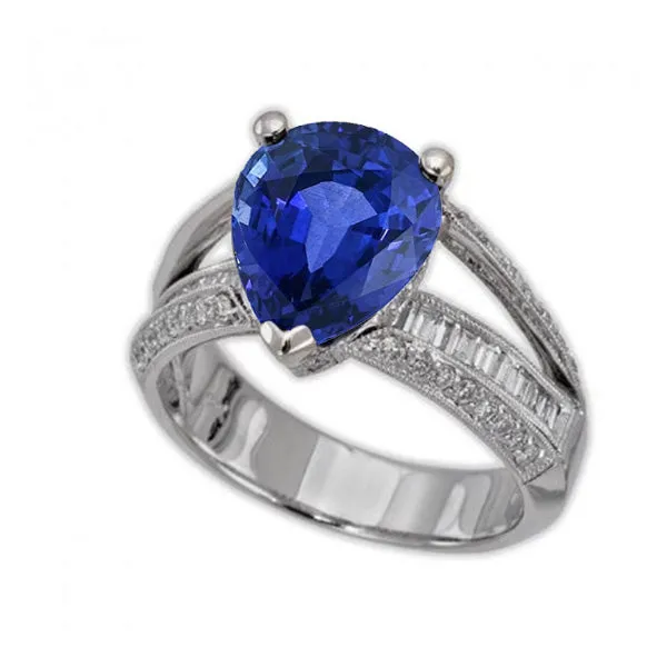 HarryChadEntcom Rings Natural Earth Mined Diamond Engagement Ring Blue Sapphire 350 Carats Antique Style HarryChadEntcom Rings Natural Earth Mined Diamond Engagement Ring Blue Sapphire 350 Carats Antique Style