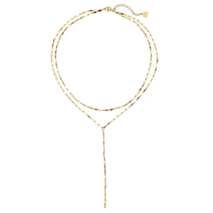 Hey Happiness Necklaces Layered Y Chain Necklace Waterproof
