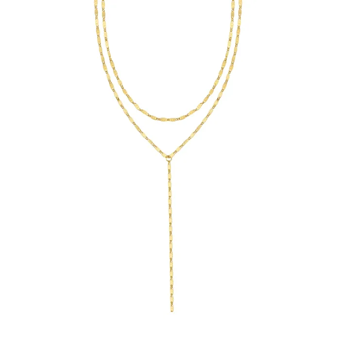 Hey Happiness Necklaces Layered Y Chain Necklace Waterproof Hey Happiness Necklaces Layered Y Chain Necklace Waterproof
