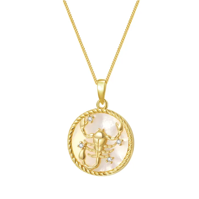 Hey Happiness Necklaces Scorpio Zodiac Pendant Necklace
