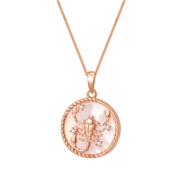 Hey Happiness Necklaces Scorpio Zodiac Pendant Necklace Hey Happiness Necklaces Scorpio Zodiac Pendant Necklace