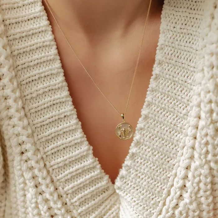 Hey Happiness Necklaces Scorpio Zodiac Pendant Necklace Hey Happiness Necklaces Scorpio Zodiac Pendant Necklace