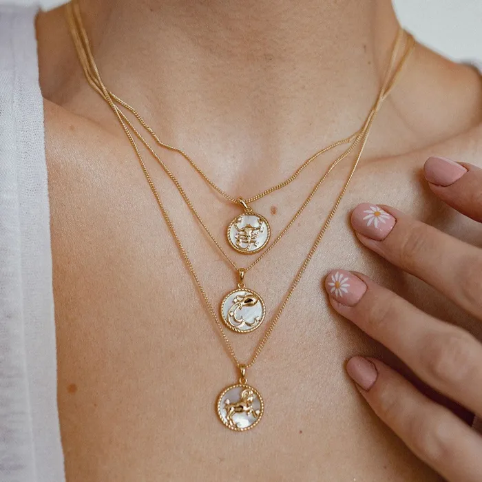 Hey Happiness Necklaces Scorpio Zodiac Pendant Necklace Hey Happiness Necklaces Scorpio Zodiac Pendant Necklace