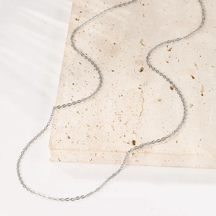 Hey Happiness Necklaces Unisex Cable Chain Necklace Gold Hey Happiness Necklaces Unisex Cable Chain Necklace Gold